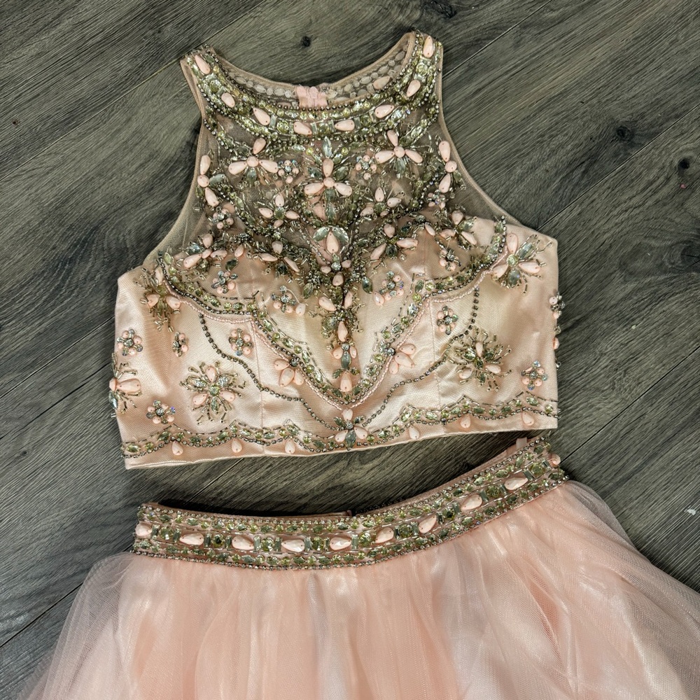 Cinderella Divine Embellished 2-Piece Prom Dress | Size 4